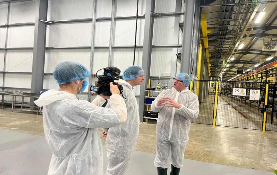 Fischer Farms on Sky News